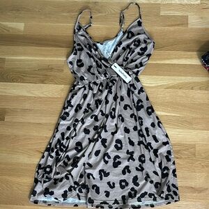 Leopard print women’s dress